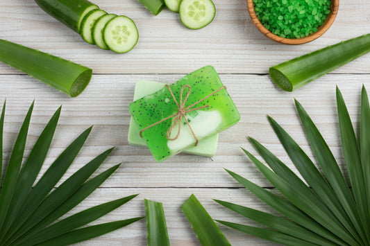 Aloe and Cucumber Cleansing Gycerin Bar